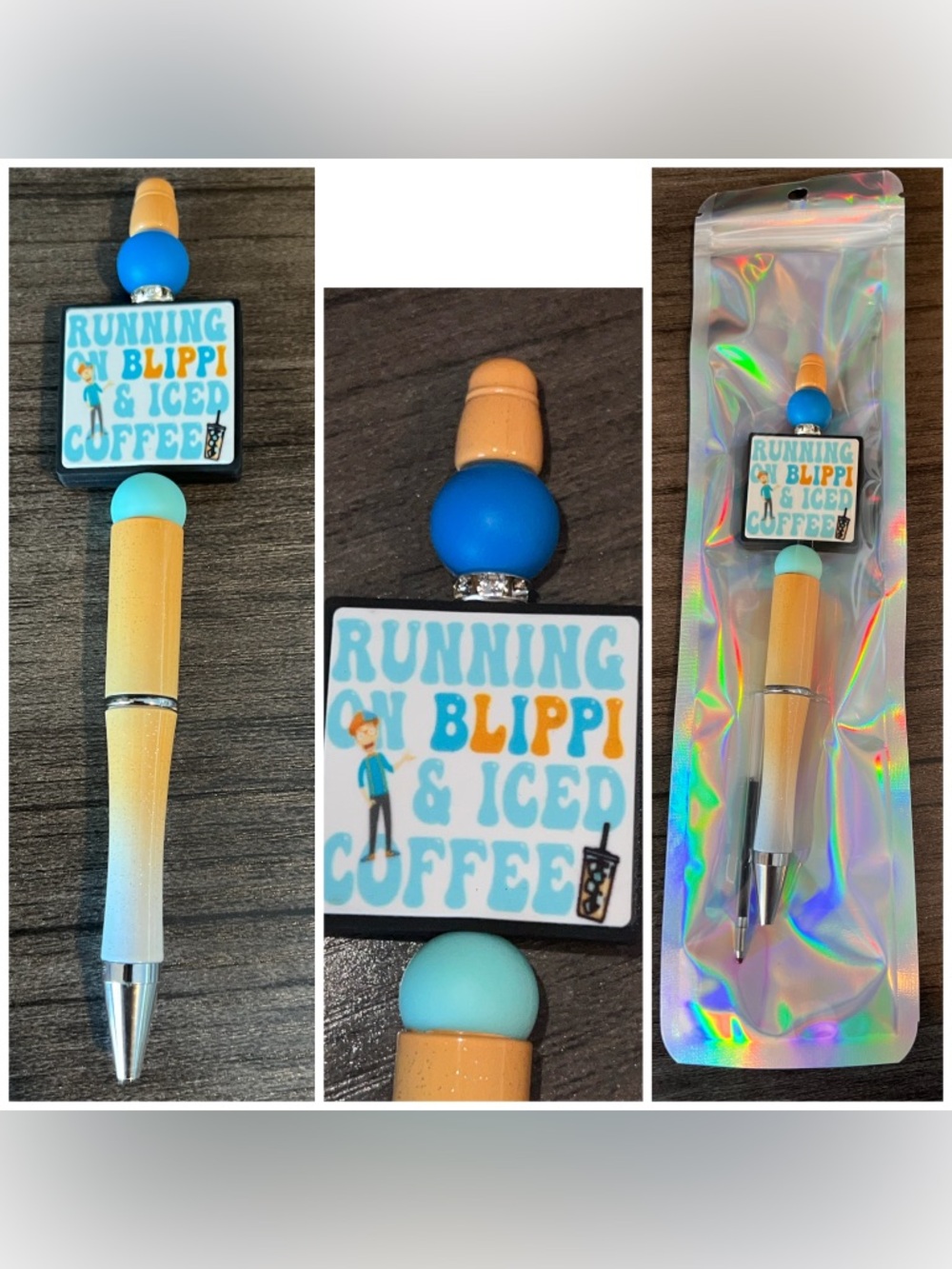 Blippi beaded focal pen